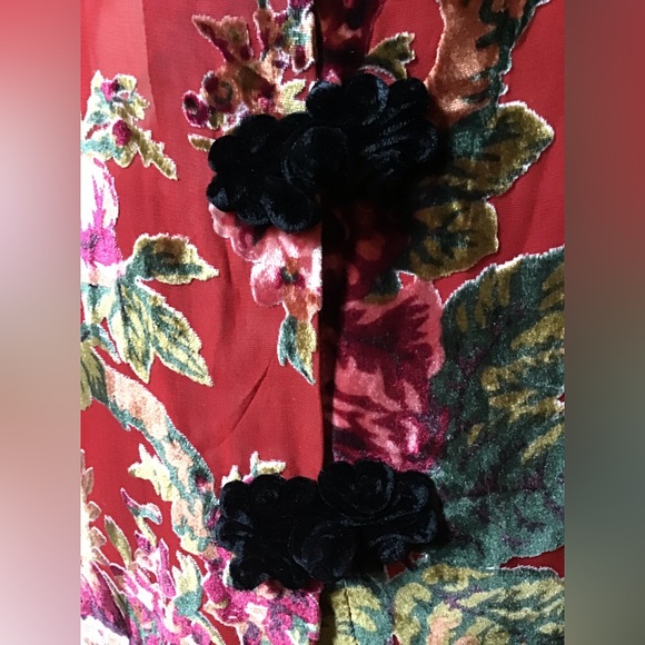 Aris Burnout velvet/silk blouse - Picture 5 of 7